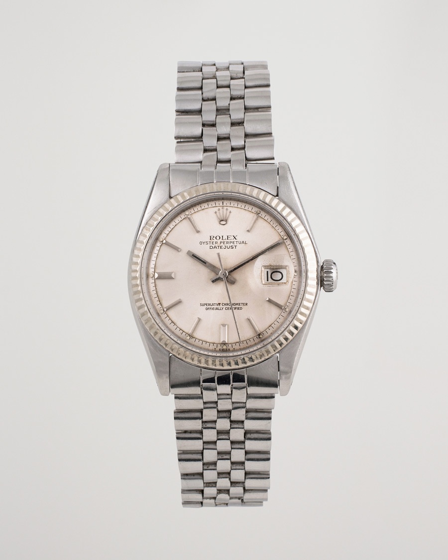Rolex Pre-Owned Datejust 1601 Jubilee Steel Silver – Silber