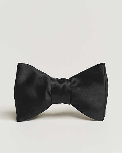 Herren |  | Eton | Pre-Tied Silk Bow Tie Black