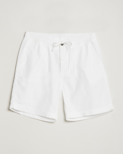 Herren |  | Morris | Fenix Linen Drawstring Shorts White