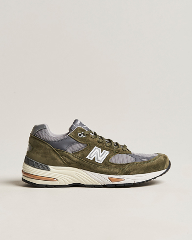 Herren | Laufschuhe Sneaker | New Balance | Made In UK 991 Sneakers Green/Grey
