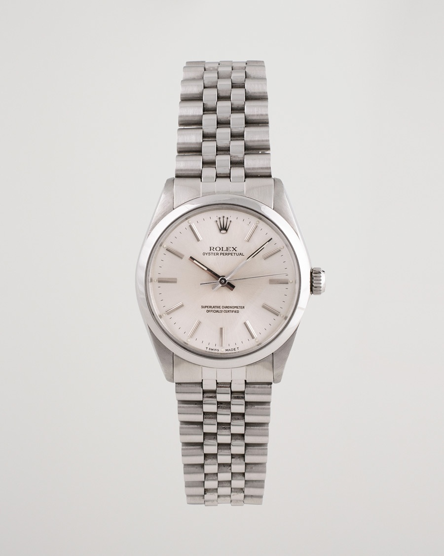 Rolex Pre-Owned Oyster Perpetual 1002 Steel Silver