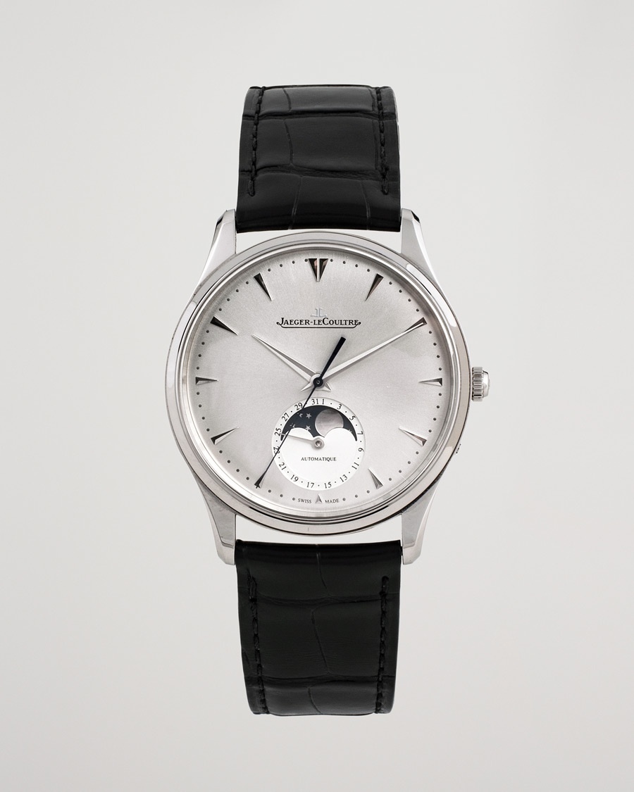 Jaeger-LeCoultre Pre-Owned Master Ultra Thin Moon39 176.8.64S Steel Silver