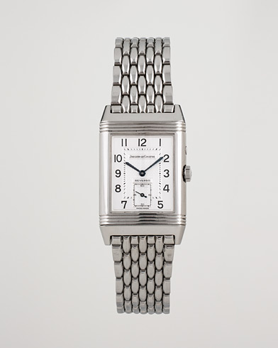 Herren | Pre-Owned & Vintage Watches | Jaeger-LeCoultre Pre-Owned | Reverso Duoface 270.840 Steel Silver Black