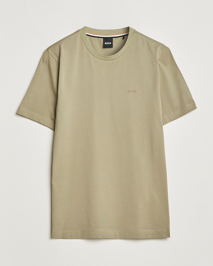 BOSS BLACK Thompson Crew Neck T-Shirt Pastel Green - Grün - T-shirt - Grösse: XL