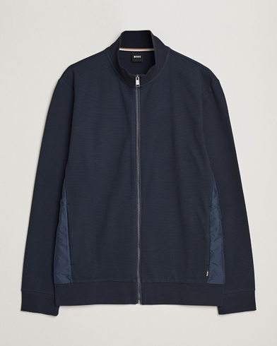 Herren |  | BOSS BLACK | Shepherd Full Zip Sweater Dark Blue
