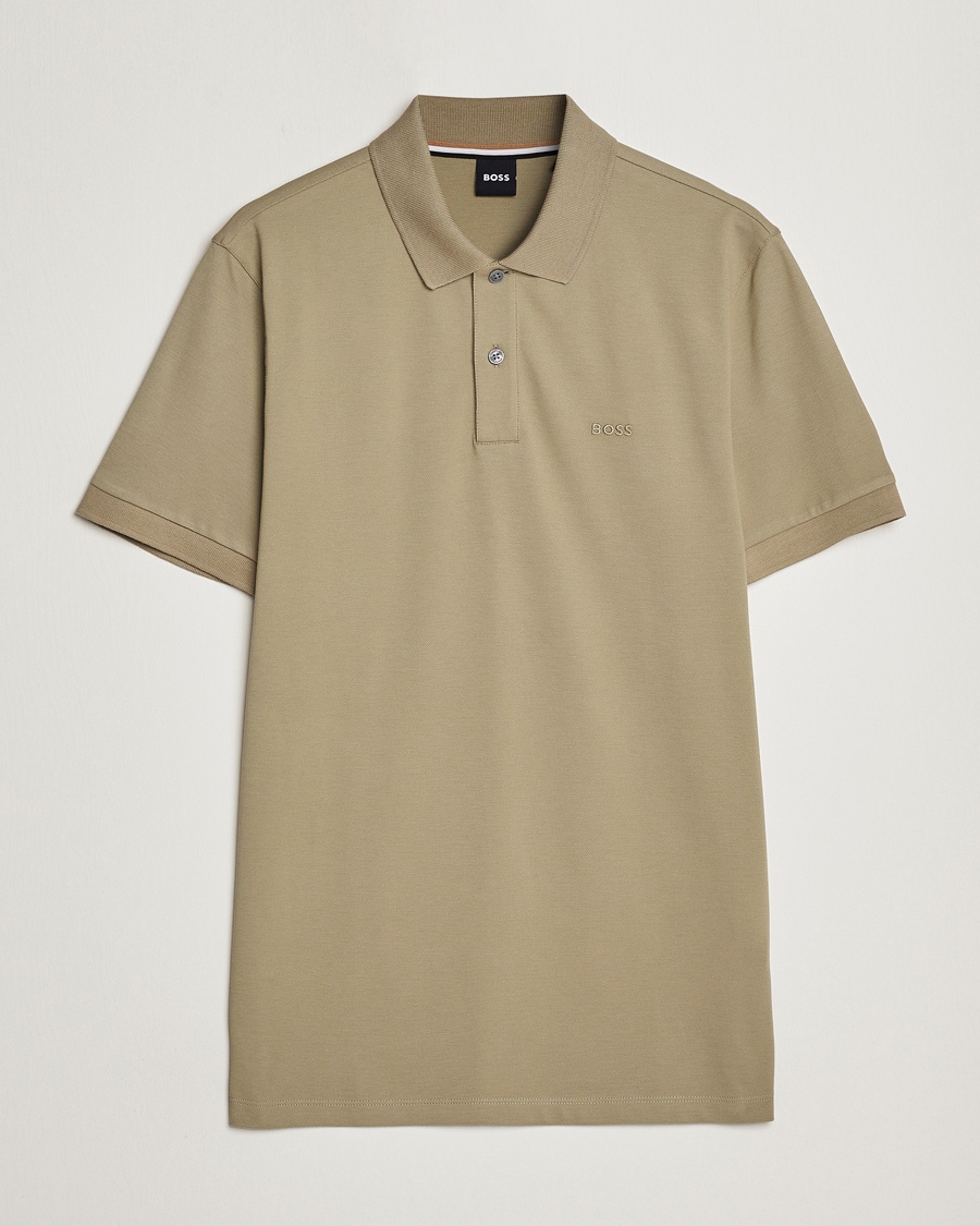 BOSS BLACK Pallas Polo Pastel Green - Grün - Kurzarm-Poloshirts - Grösse: XXL