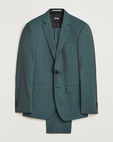 Herren |  | BOSS BLACK | Huge Wool Suit Open Green