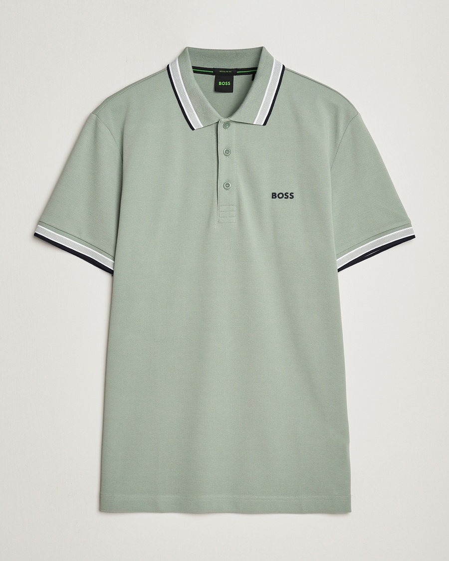 BOSS GREEN Paddy Piké Pastel Green - Grün - Kurzarm-Poloshirts - Grösse: S
