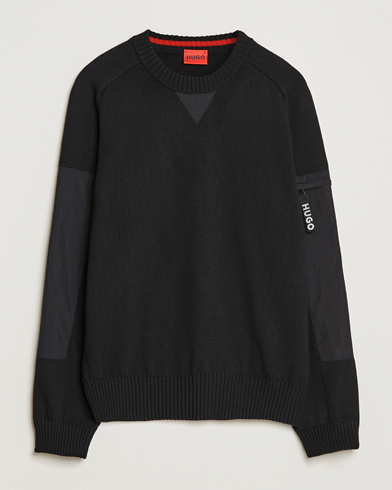 Herren | HUGO | HUGO | Sutil Knitted Sweater Black