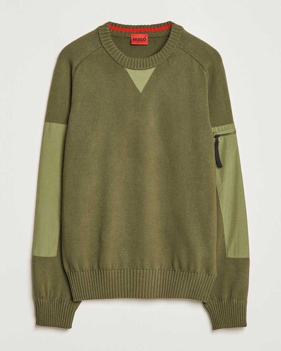 HUGO Sutil Knitted Sweater Khaki bei Care of Carl