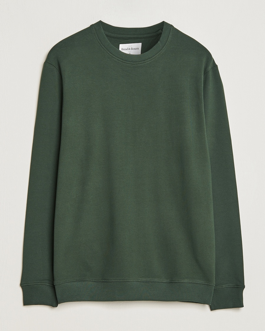 Herren | | Bread & Boxers | Loungewear Crew Neck Sweatshirt Forest Green