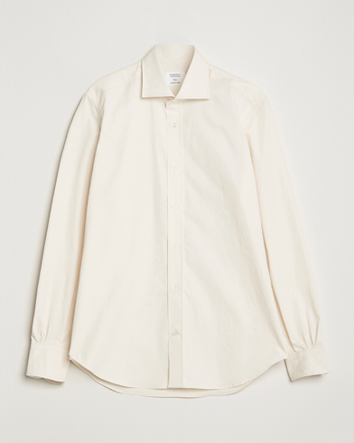 Herren | Mazzarelli | Mazzarelli | Soft Twill Cotton Shirt White