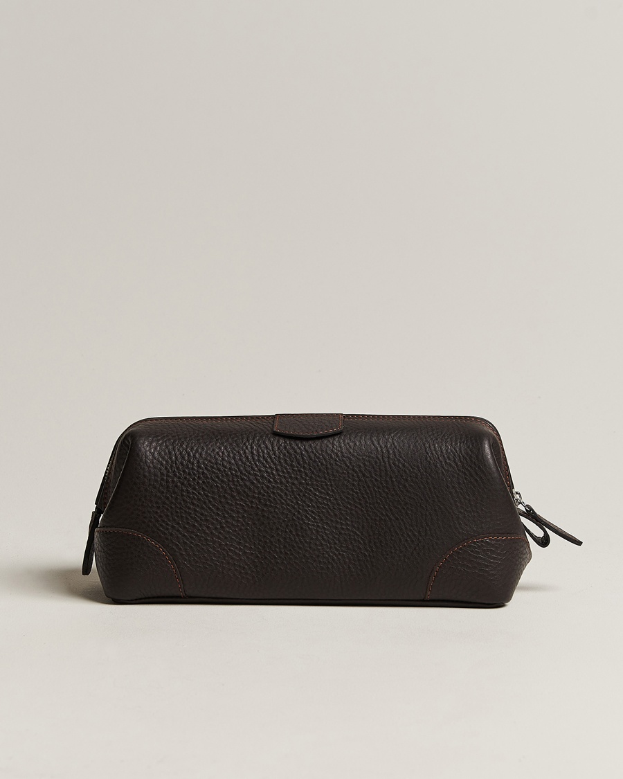  Large Washbag Dark Brown