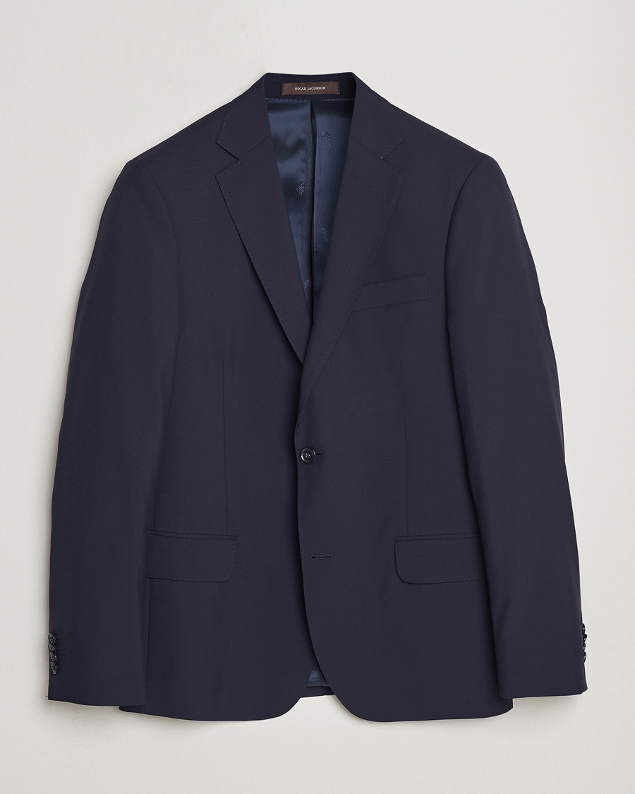 Herren | Oscar Jacobson | Oscar Jacobson | Edmund Wool Blazer Blue