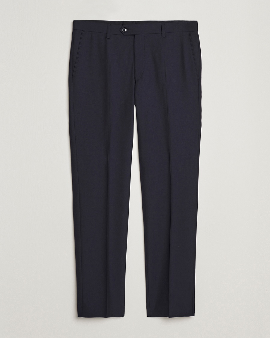 Herren | | Oscar Jacobson | Diego Wool Trousers Navy