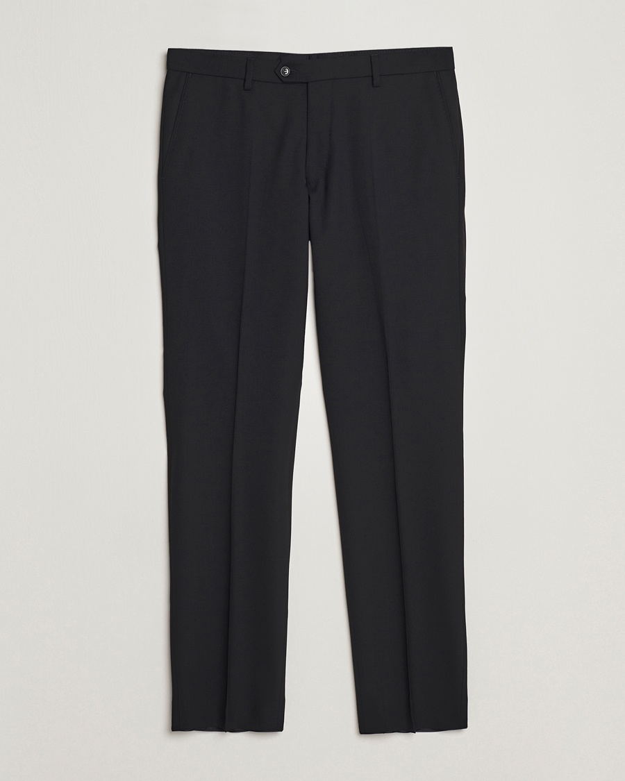 Herren | Oscar Jacobson | Oscar Jacobson | Diego Wool Trousers Black