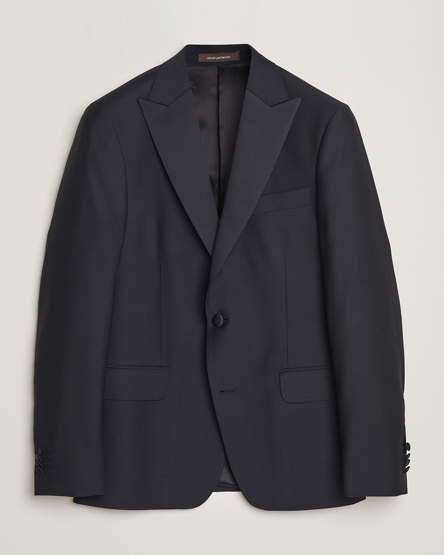 Herren | | Oscar Jacobson | Elder Wool Tuxedo Blazer Black