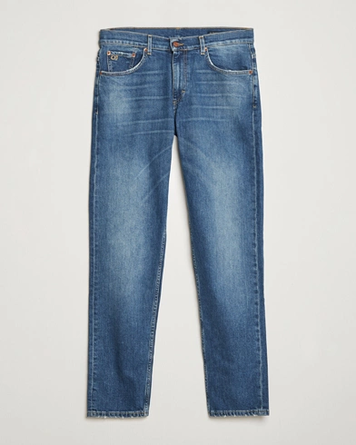 Herren | Blaue jeans | Oscar Jacobson | Johan Cotton Stretch Jeans Vintage Wash