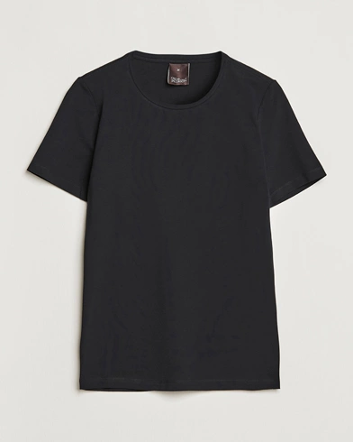 Herren | Schwartze t-shirts | Oscar Jacobson | Kyran Cotton T-shirt S-S Black