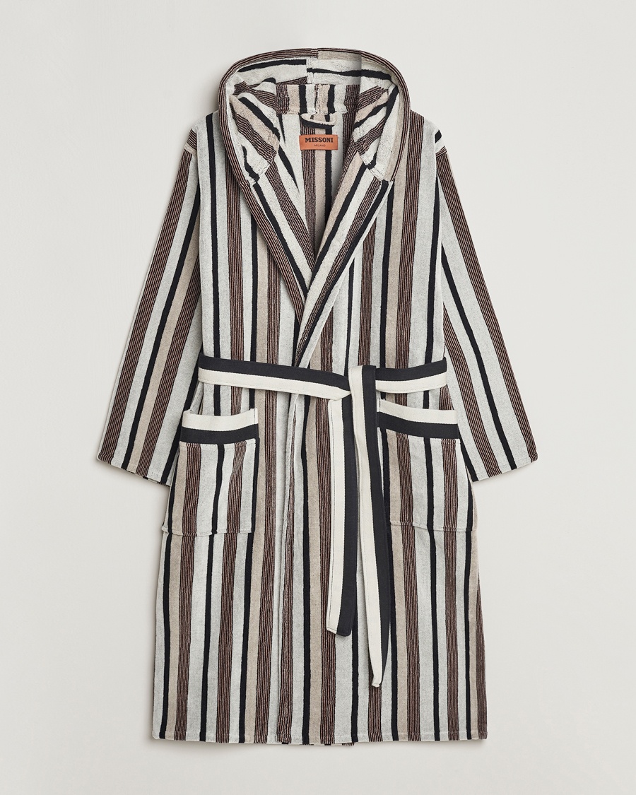 Herren | | Missoni Home | Craig Bathrobe Grey/Black