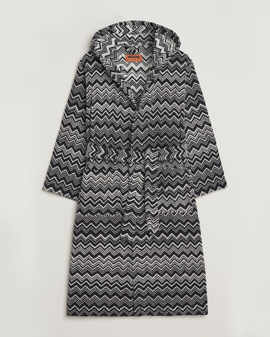 Herren | | Missoni Home | Keith Bathrobe Grey/Black