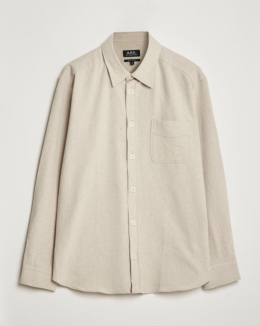 Herren | | A.P.C. | Aston Overshirt Light Beige