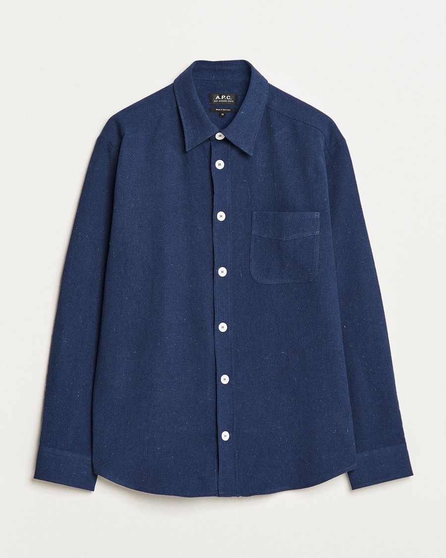 Herren | | A.P.C. | Aston Overshirt Navy