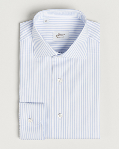Herren |  | Brioni | Slim Fit Striped Dress Shirt Light Blue