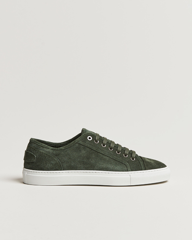 Herren |  | Brioni | Casetta Suede Sneakers Green