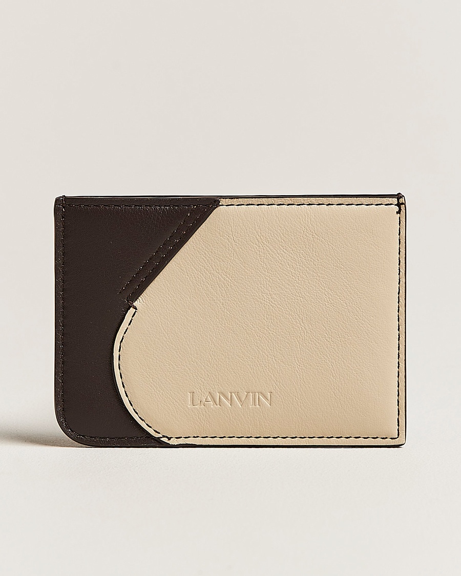 Herren | | Lanvin | Credit Card Holder Cocoa/Beige
