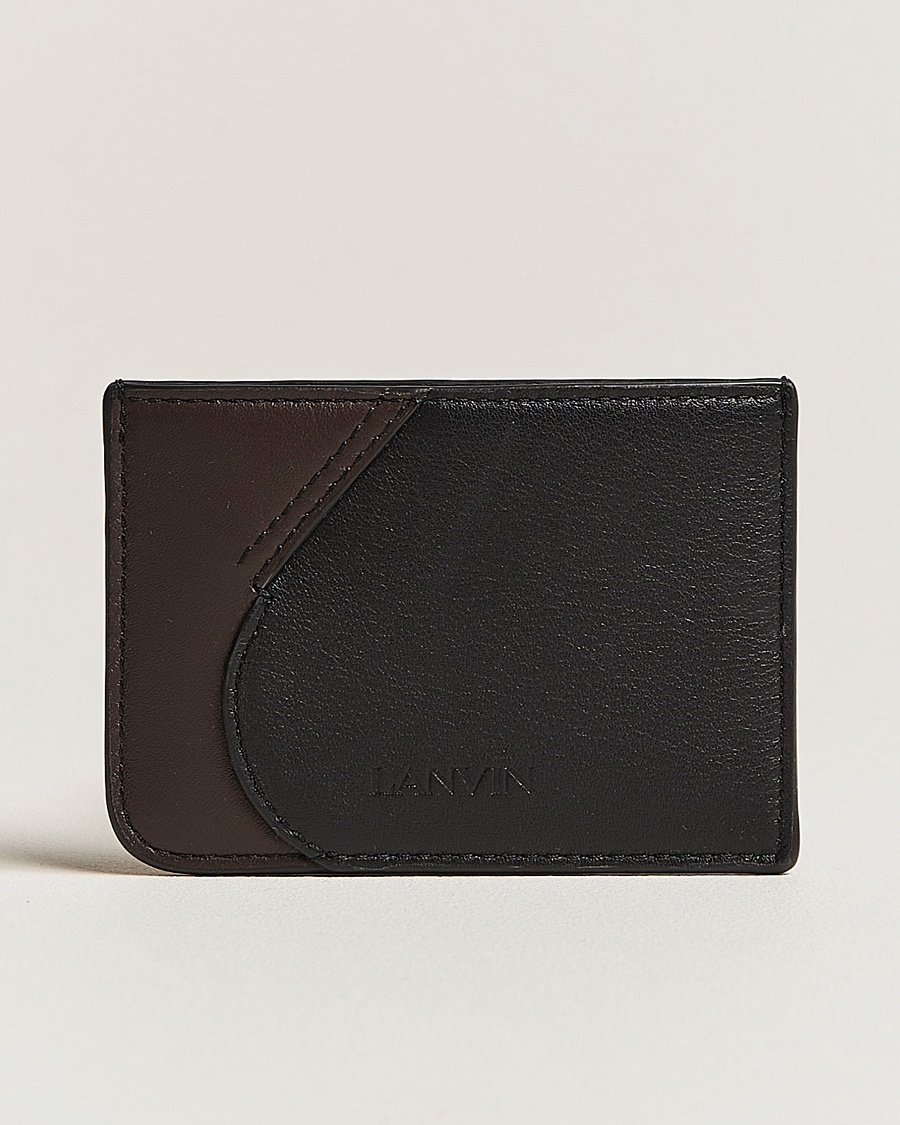Herren | | Lanvin | Credit Card Holder Cocoa/Black