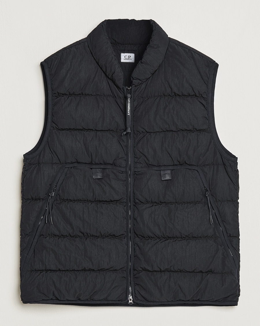 C.P. Company Eco-Chrome R Lightweight Down Vest Black - Schwarz - Weste - Grösse: 50