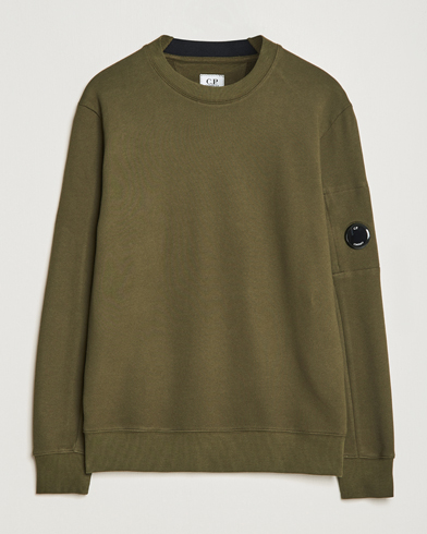 Herren |  | C.P. Company | Diagonal Raised Fleece Lens Sweatshirt Military Green