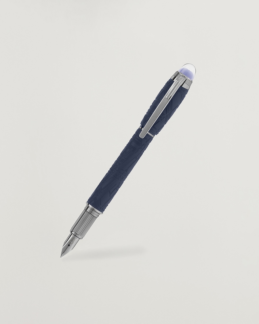  Starwalker SpaceBlue Resin Fountain Pen Blue