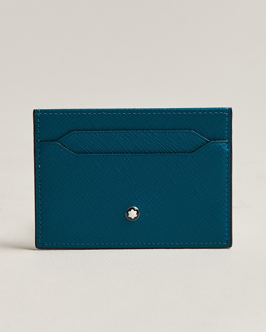 Montblanc Sartorial Card Holder 5cc Fern Blue