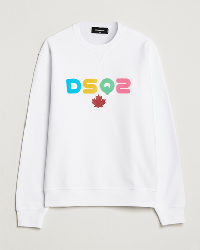 Herren | Sale kleidung | Dsquared2 | Cool Fit Leaf Sweatshirt White