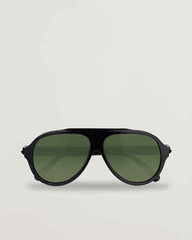 Herren | Pilotenbrillen | Moncler Lunettes | Caribb Sunglasses Shiny Black/Green