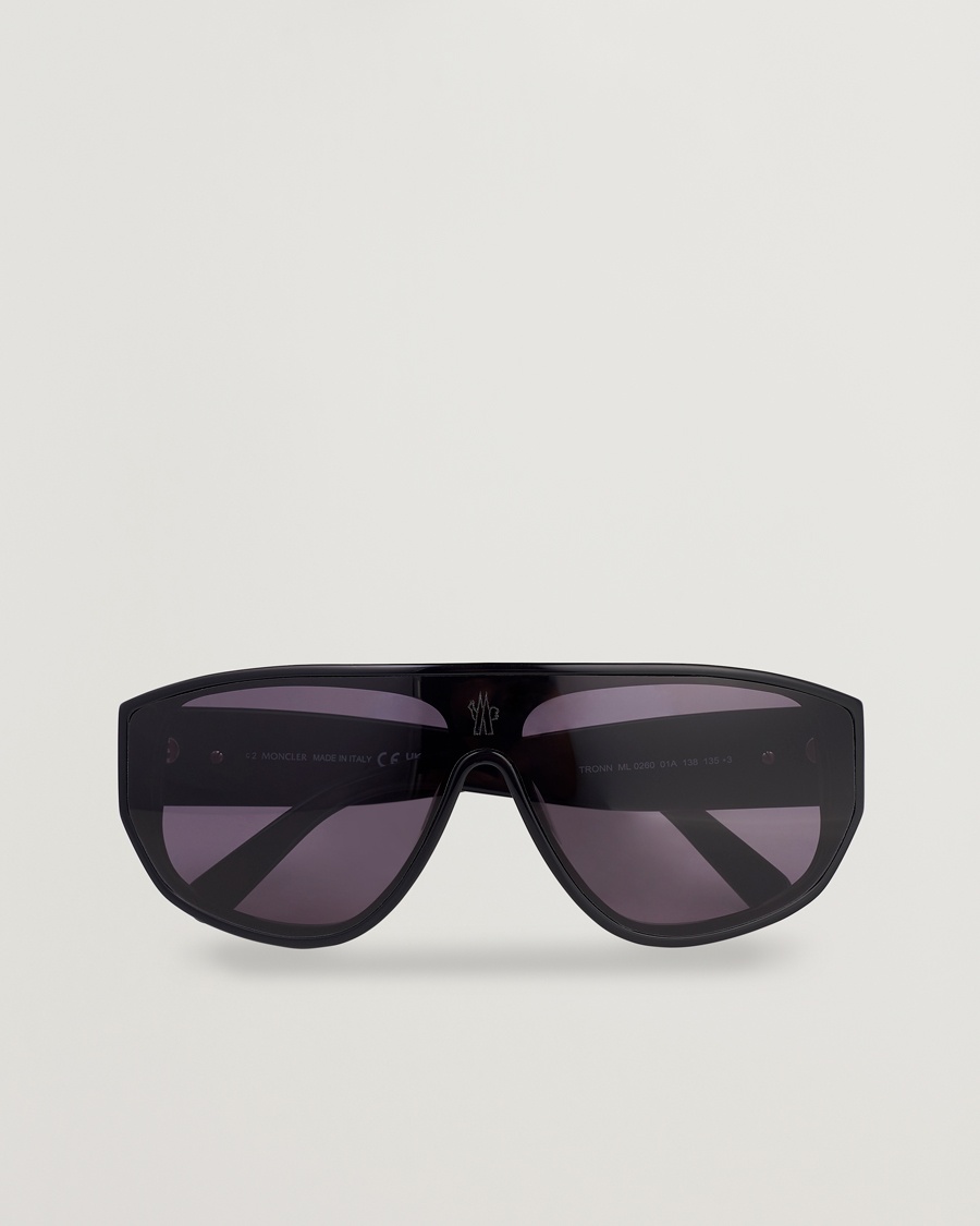 Moncler Lunettes Tronn Sunglasses Shiny Black/Smoke