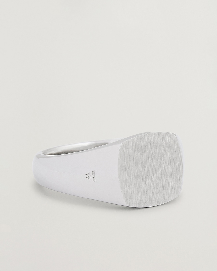 Tom Wood Kay Ring Satin Silver – Silber