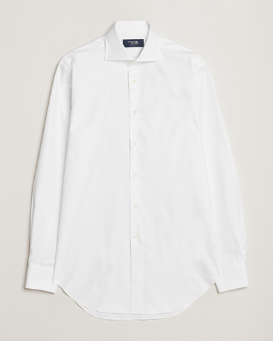 Herren | Stilvolle Silvester-Party | Kamakura Shirts | Slim Fit Royal Oxford Spread Shirt White
