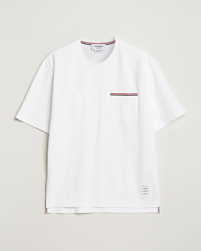 Herren |  | Thom Browne | Short Sleeve Pocket T-Shirt White