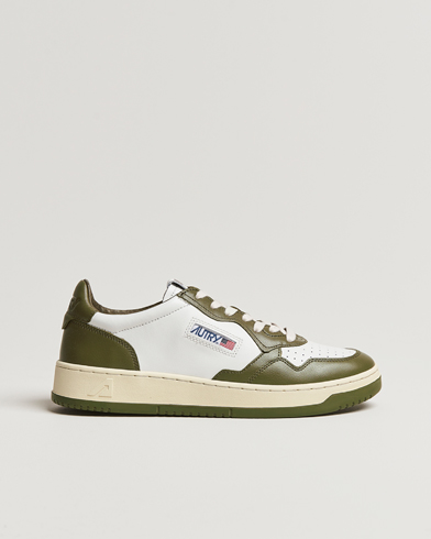 Herren |  | Autry | Medalist Low Bicolor Leather Sneaker Military Olive