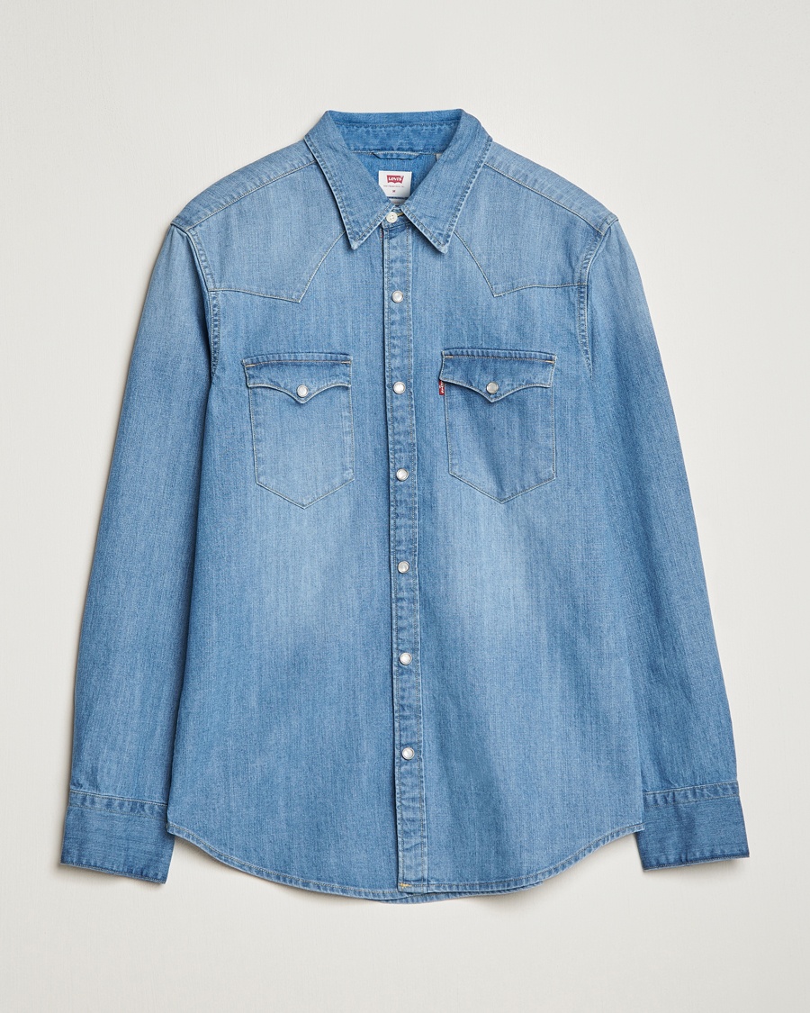 Herren | | Levi's | Barstow Western Standard Shirt Light Blue