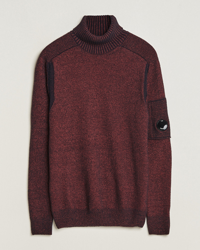 Herren | Pullover | C.P. Company | Fleece Knit Rollneck Red