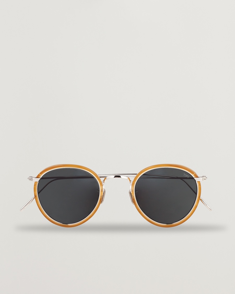Eyevan 7285 717E Sunglasses Silver Honey – Gelb