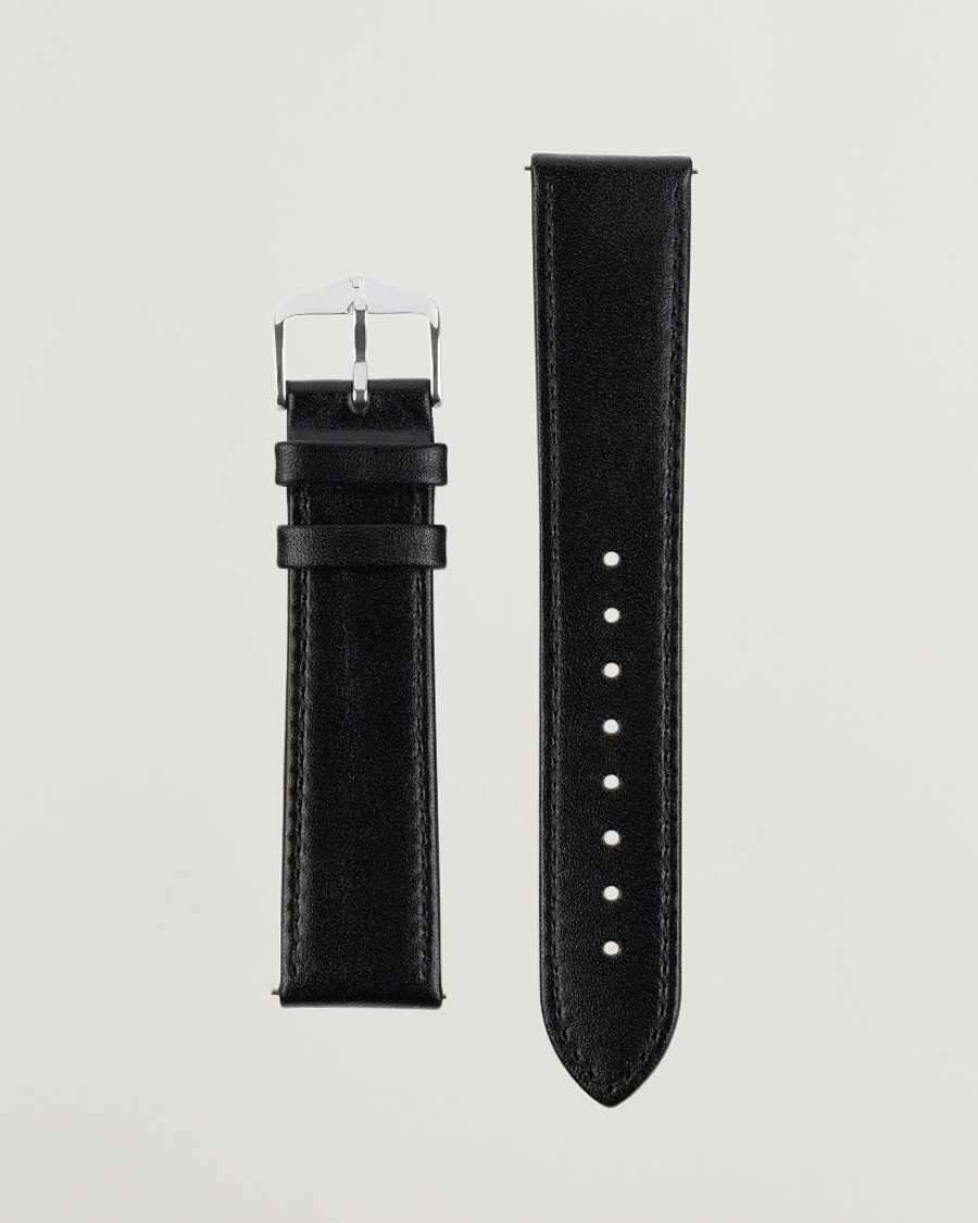 HIRSCH Osiris Calf Leather Watch Strap Black – Schwarz
