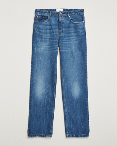 Herren | Straight leg | AMI | Straight Fit Jeans Used Blue