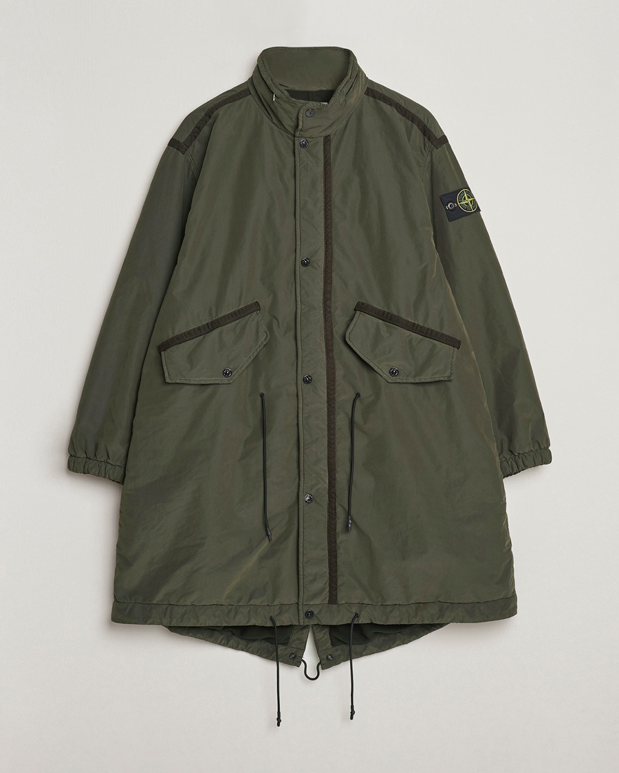 Stone Island David Light-TC Jacket Olive - Grün - Parka - Grösse: L