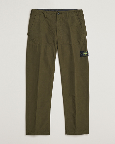 Herren | Neue Produktbilder | Stone Island | Garment Dyed Ripstop Trousers Olive