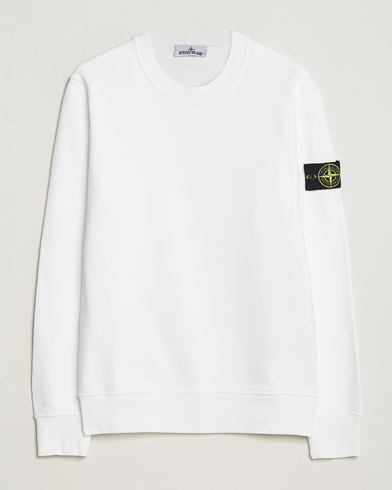 Herren | Stone Island | Stone Island | Garment Dyed Fleece Sweatshirt White